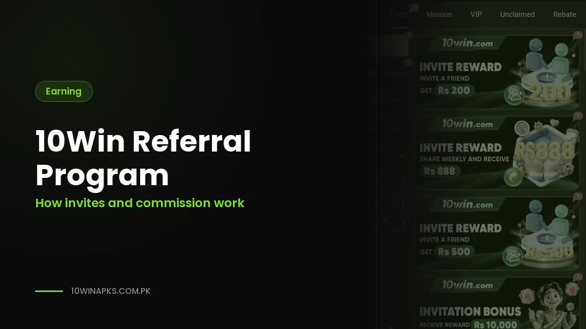 10Win Referral Program: Earn More by Inviting Friends