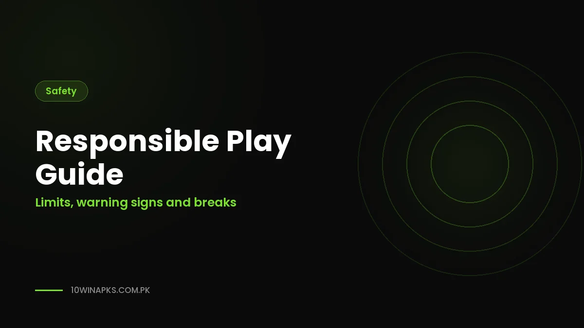Responsible Play Guide: Enjoy 10Win Without Big Losses